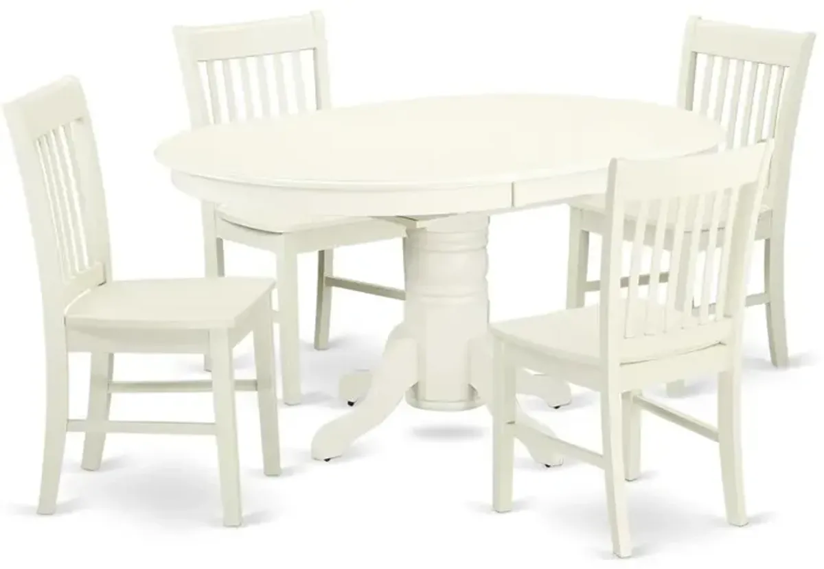 Dining Room Set Linen White