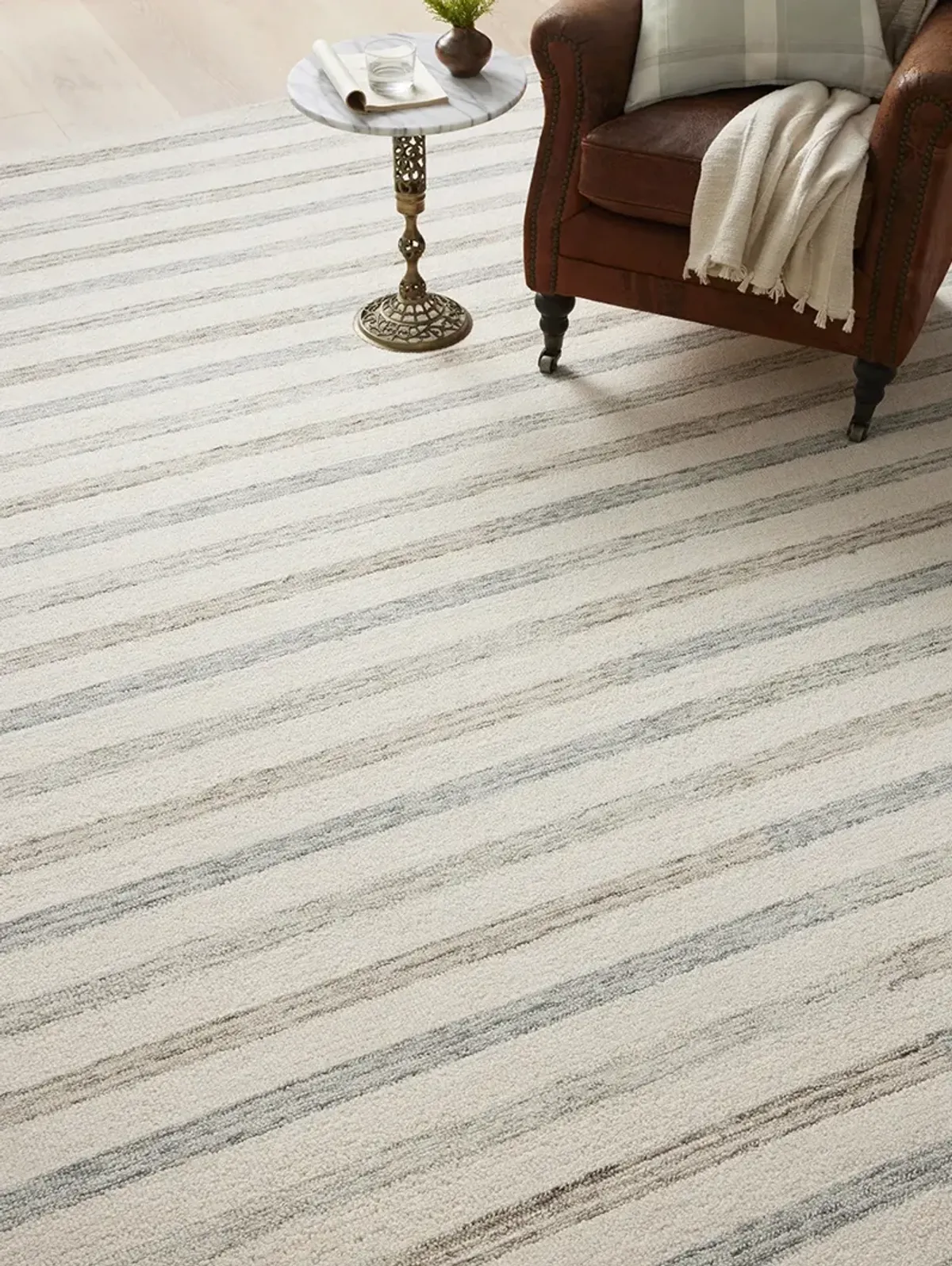 Chris CHR05 Ivory/Slate 3'6" x 5'6" Rug