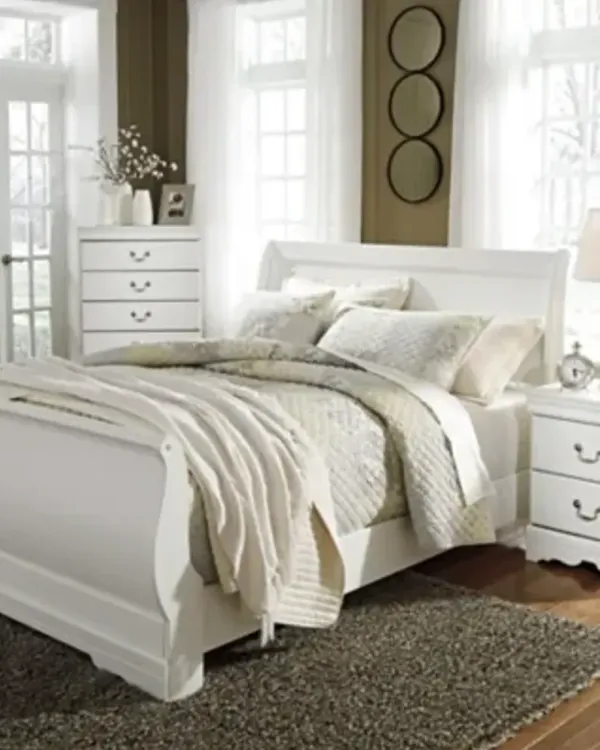 Anarasia Queen Sleigh Bed Set