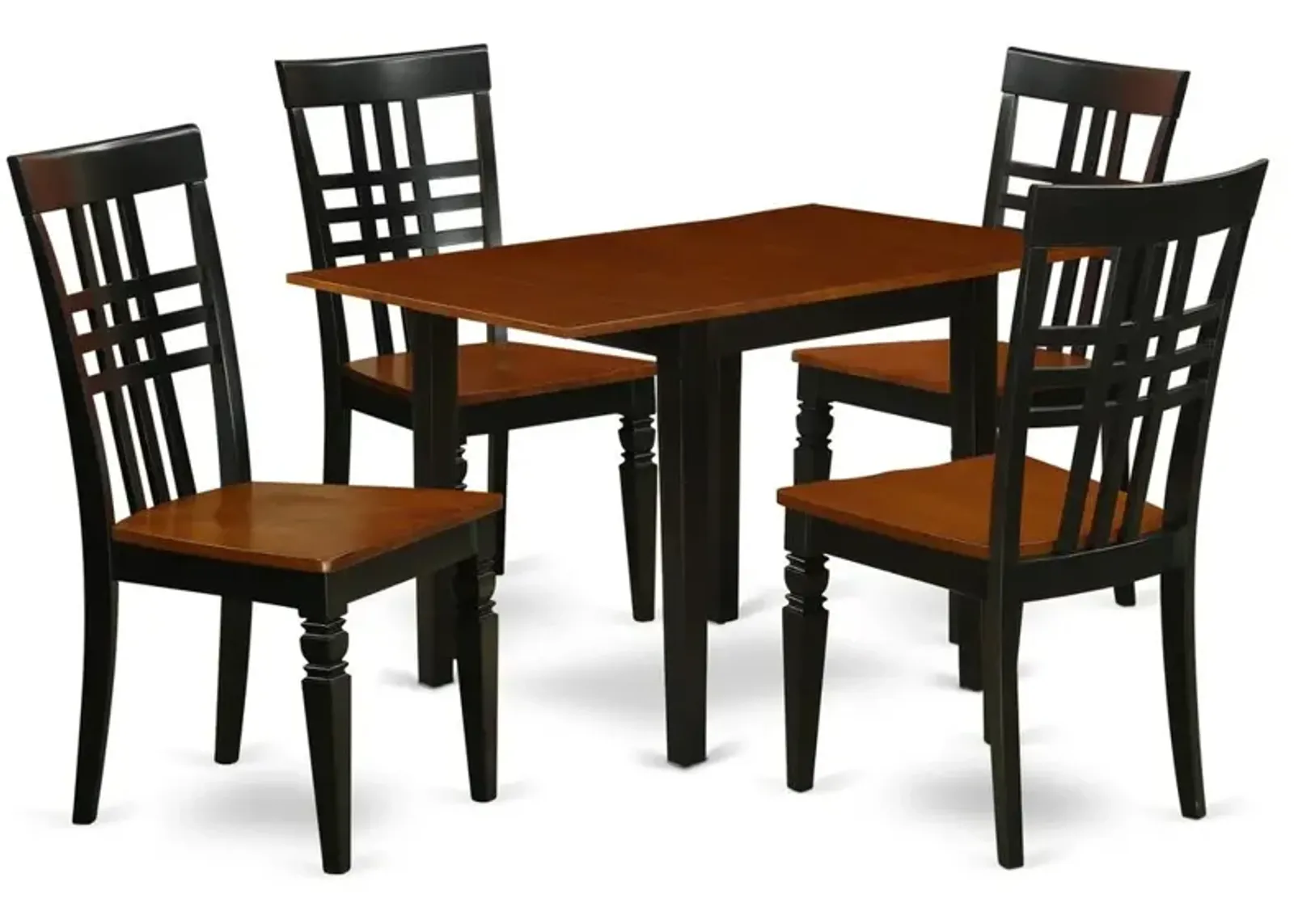 Dining Room Set Black & Cherry