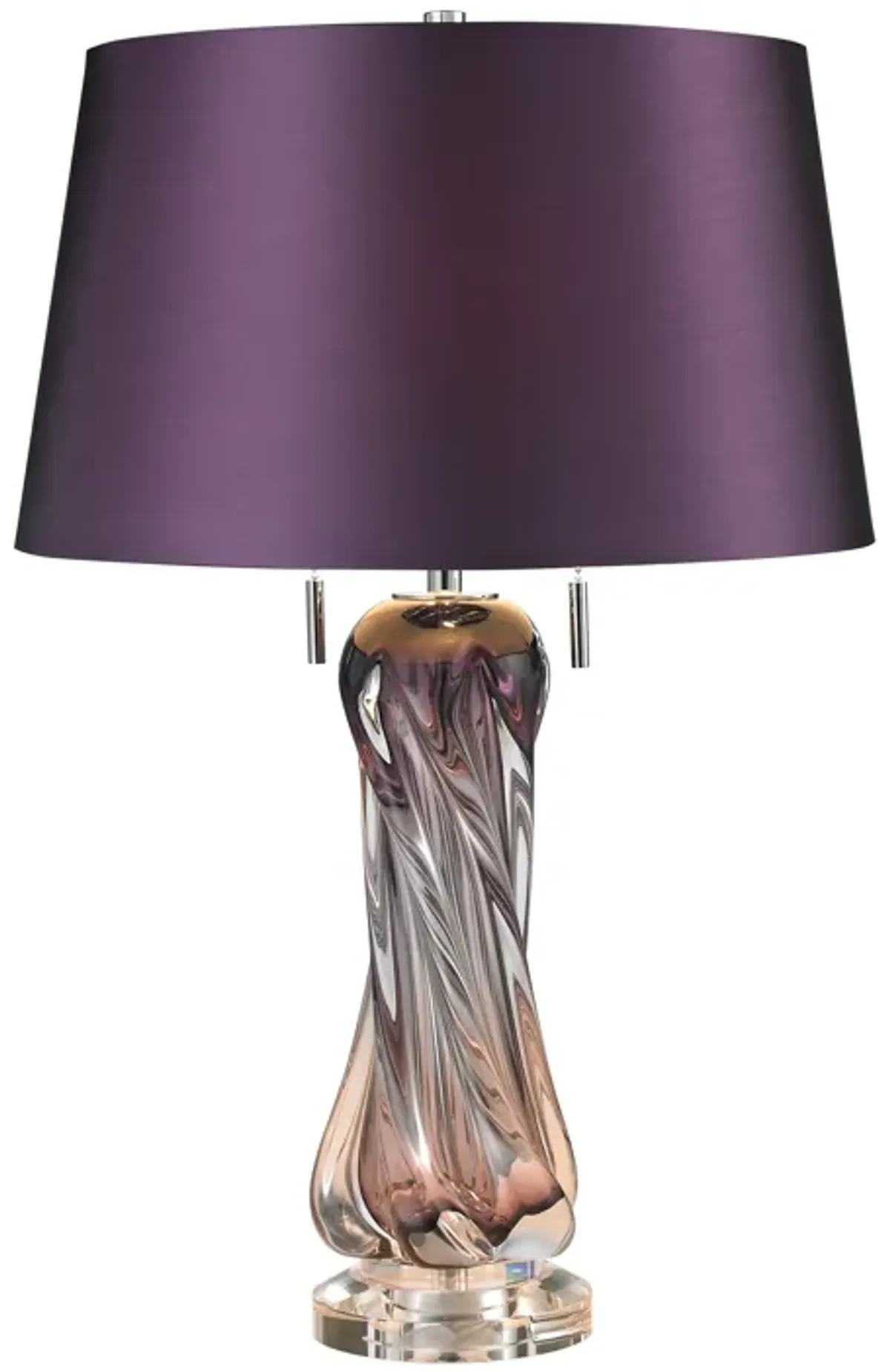 Vergato Purple Table Lamp