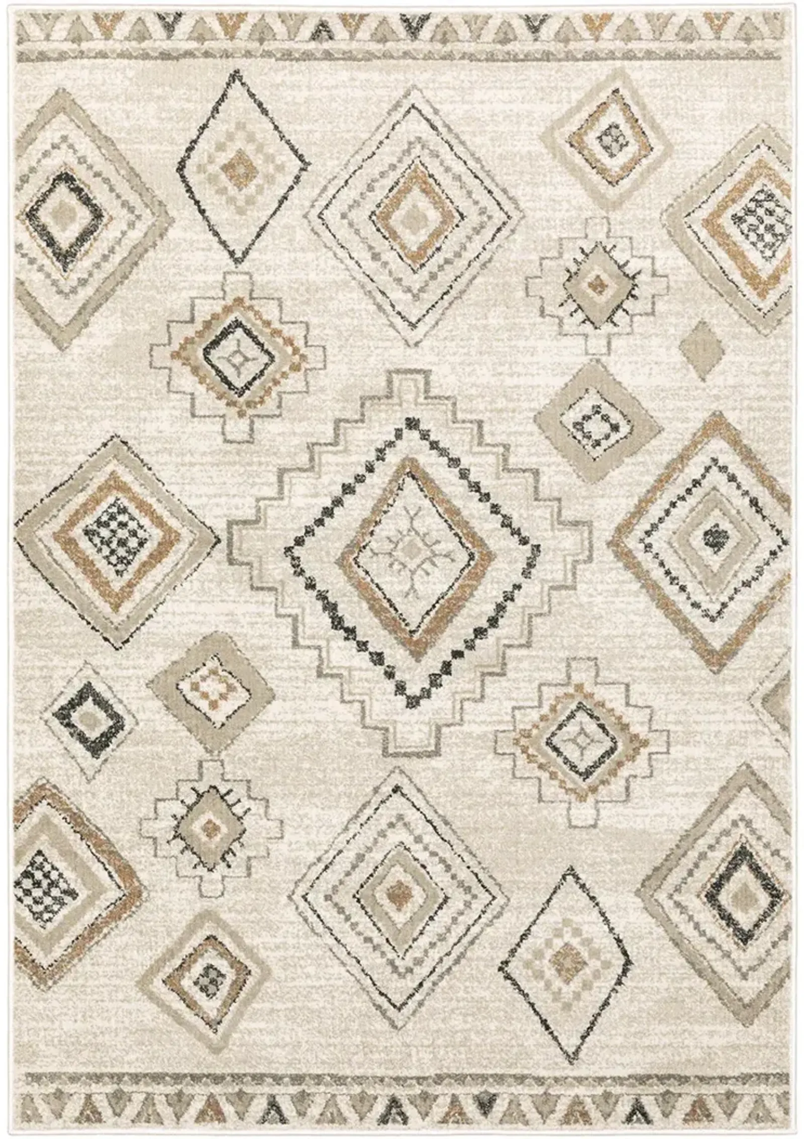 Georgia 3'10" x 5'5" Ivory Rug