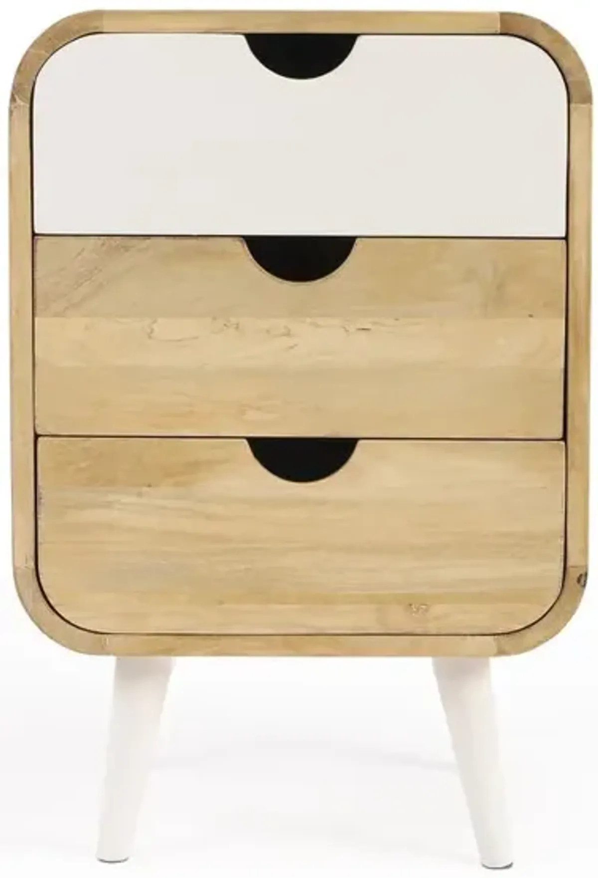 Belen Kox Modern Mango Wood Storage End Table, Belen Kox