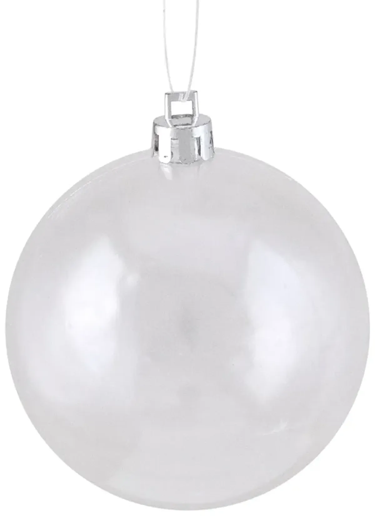 Shiny Clear Shatterproof Christmas Ball Ornament 2.75" (70mm)