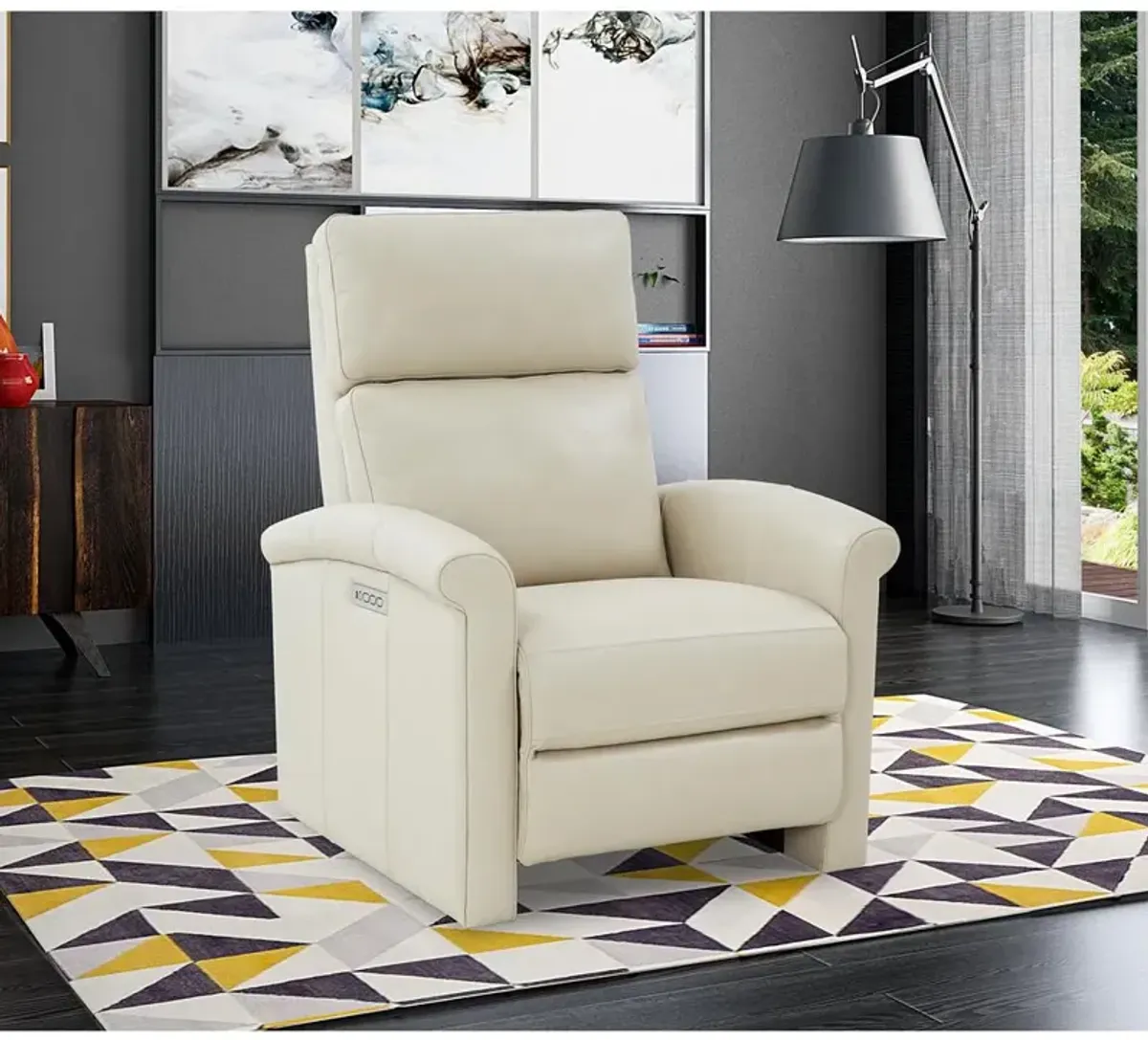 Barcalounger 9PHL-3091 Jaxon Zero Gravity Power Recliner, Parchment