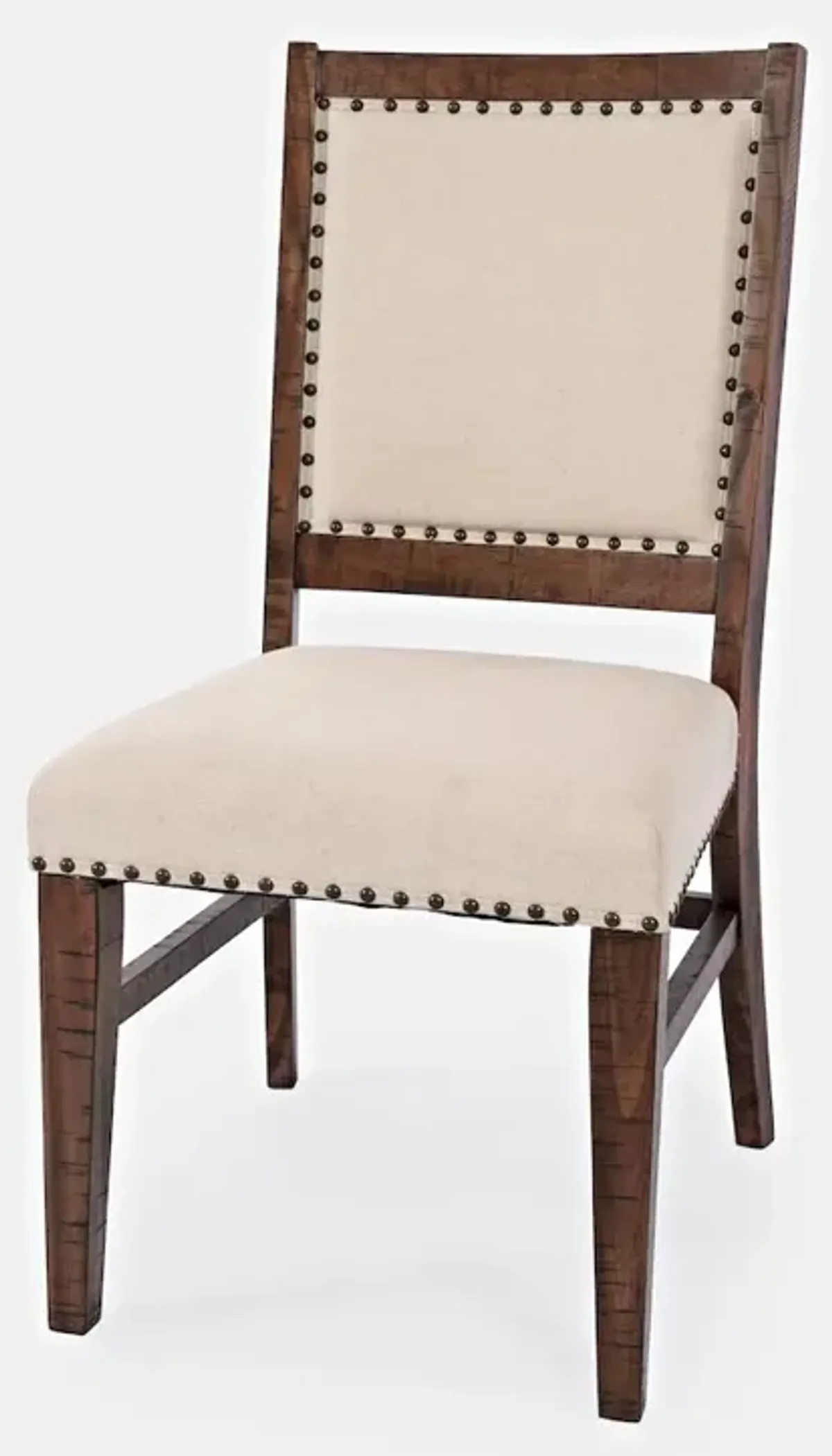 Jofran Fairview Transitional Solid Wood Upholstered Side Chair (Set of 2)