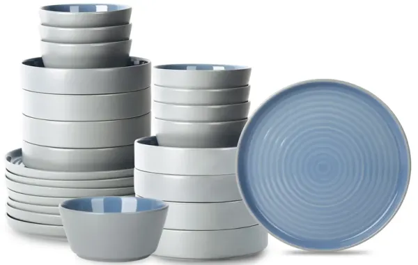 Stone Lain Elica Stoneware 24 Piece Dinnerware Set