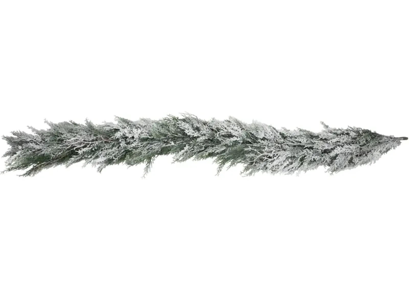 77" Snowed Cedar Twig Artificial Christmas Garland