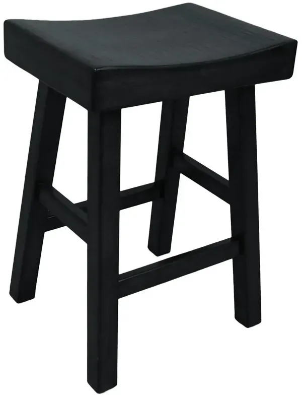Carolina Living Colborn 25 Counter Stool - Antique Black
