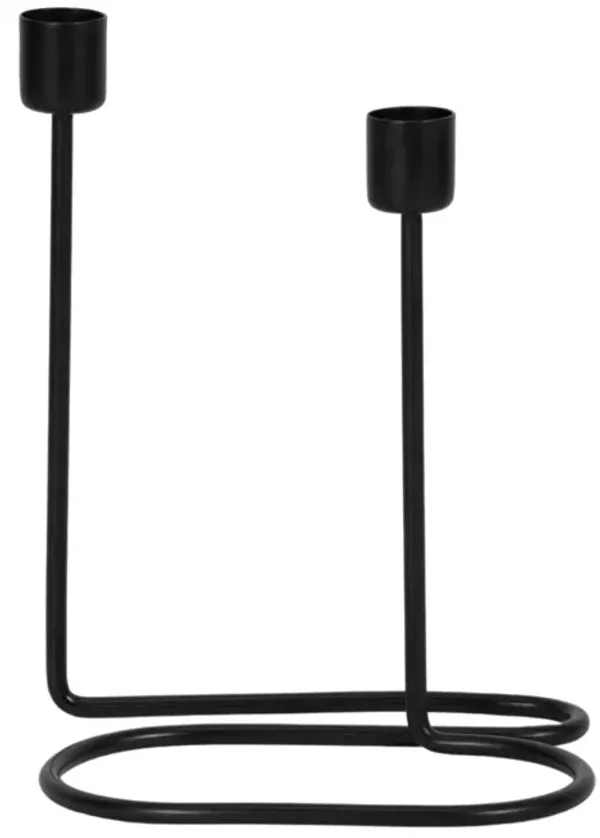 Double Swirl Candle Holder