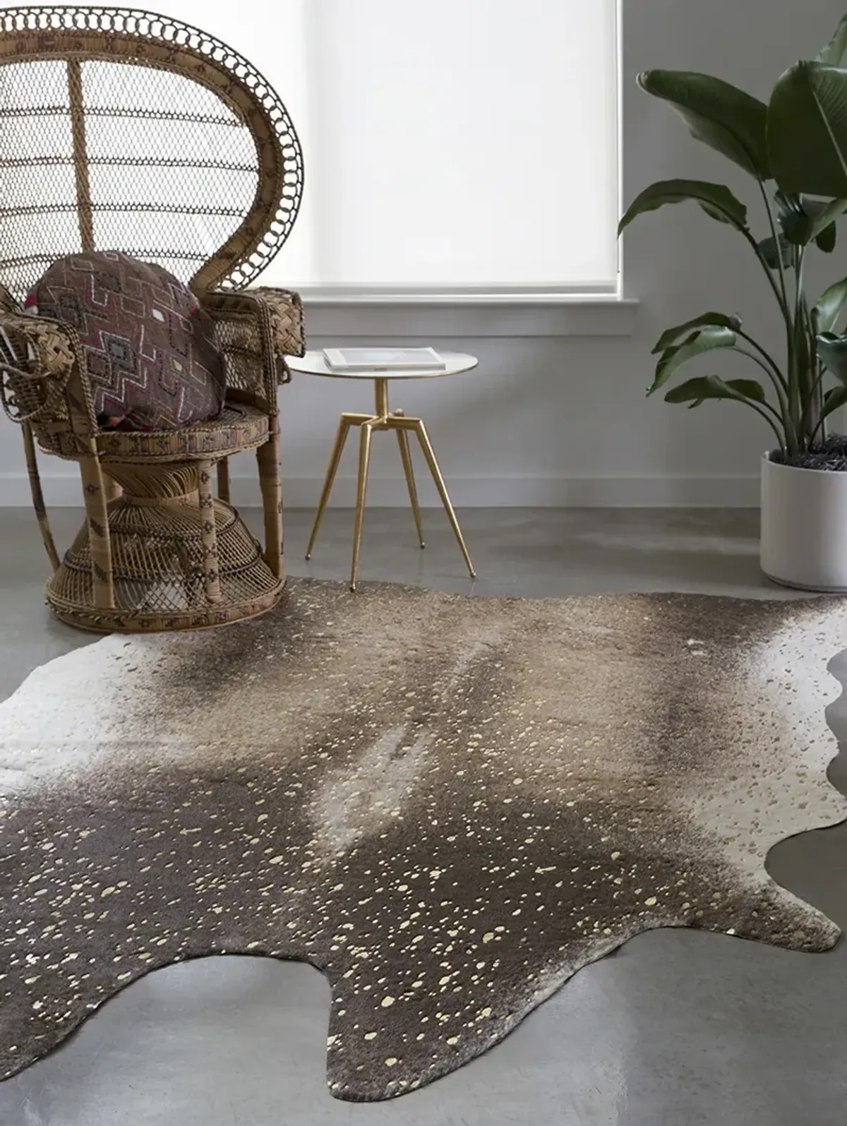 Bryce BZ04 Mocha/Gold 5' x 6'6" Rug