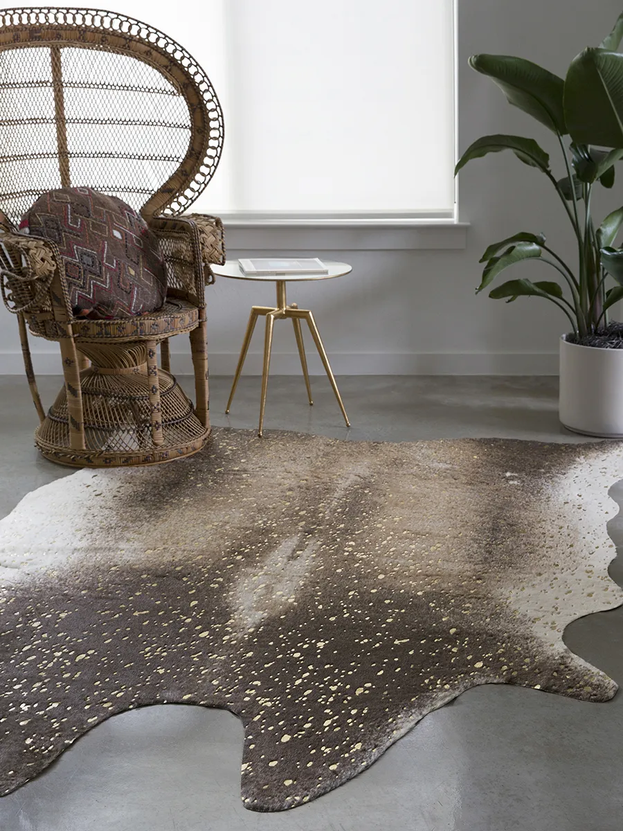 Bryce BZ04 Mocha/Gold 5' x 6'6" Rug