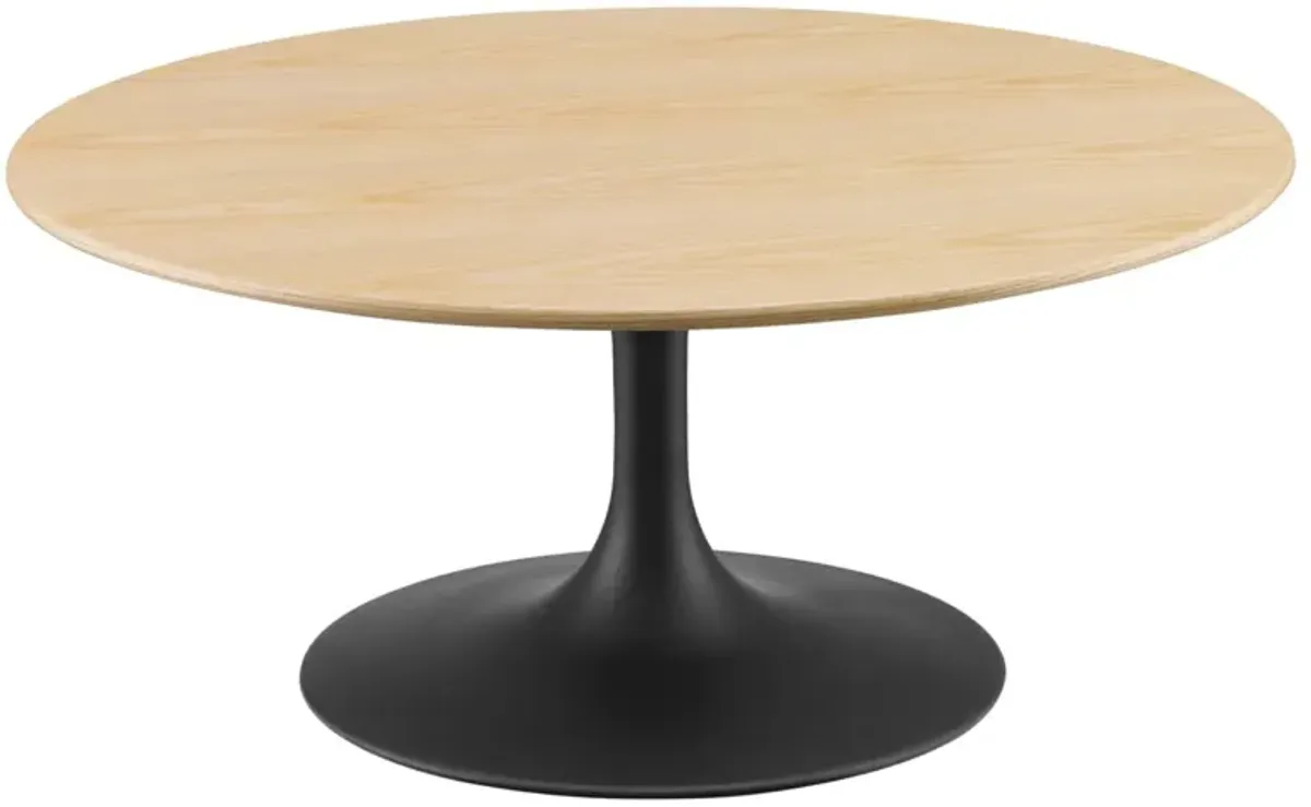 Lippa 36 Coffee Table: Iconic Modern Design, Easy to Clean, Black Finish