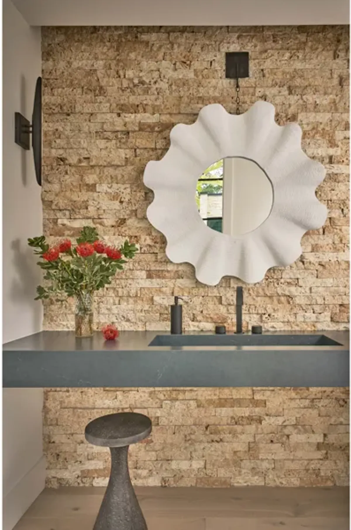 Scallop Mirror