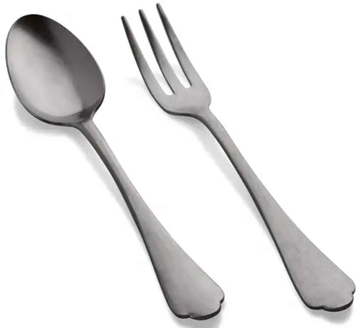 Pewter 2-Piece Serving Set in Black Gold