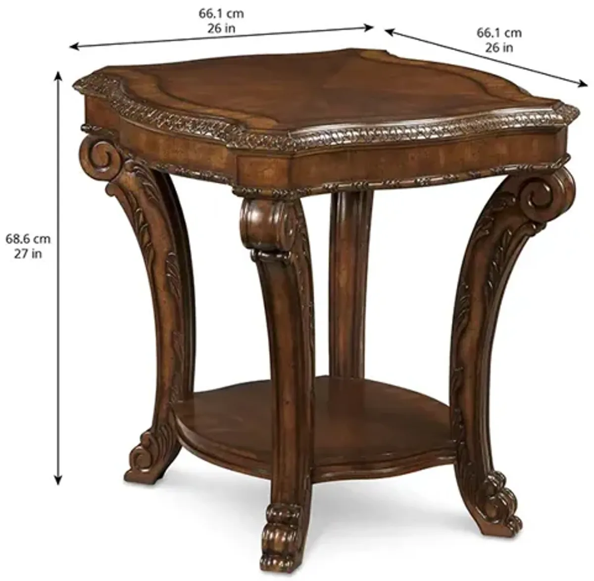 Old World End Table