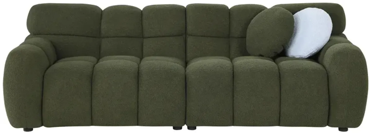 Merax Modern 3-Seater Boucle Sofa Couch