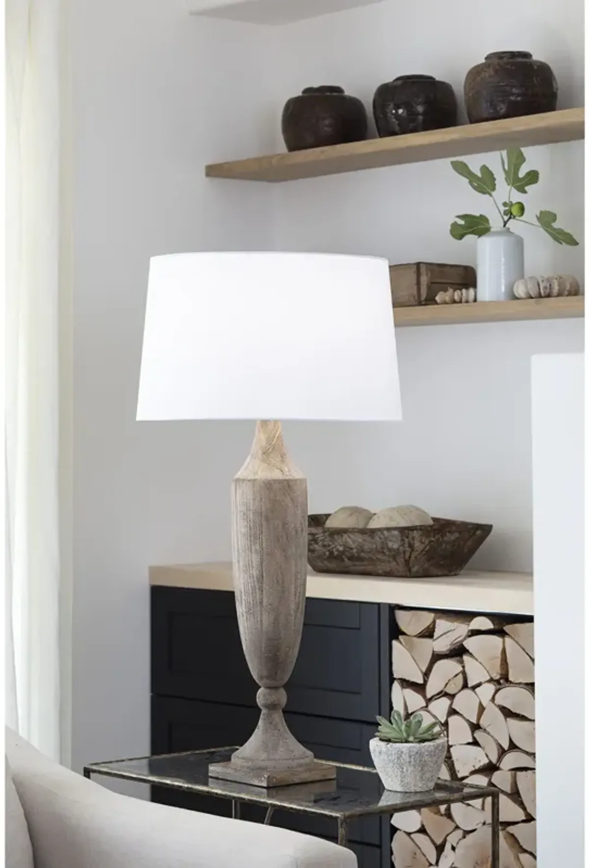 Georgina Wood Table Lamp