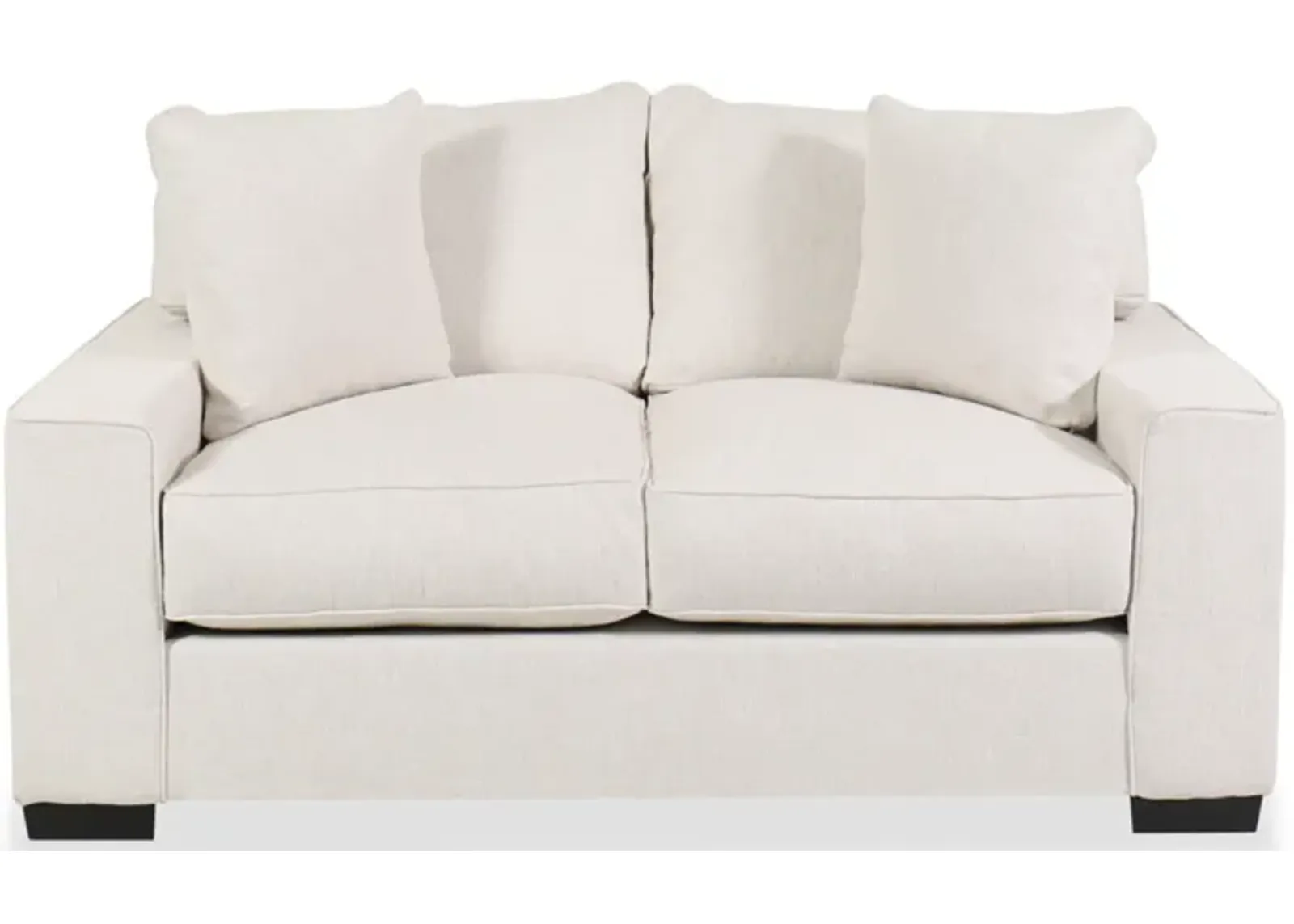 Troy Loveseat in Ivory