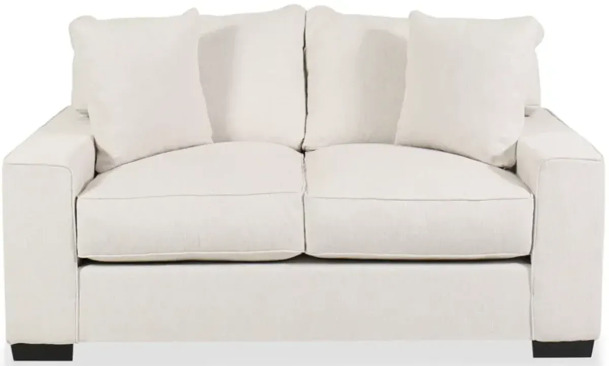 Troy Loveseat in Ivory