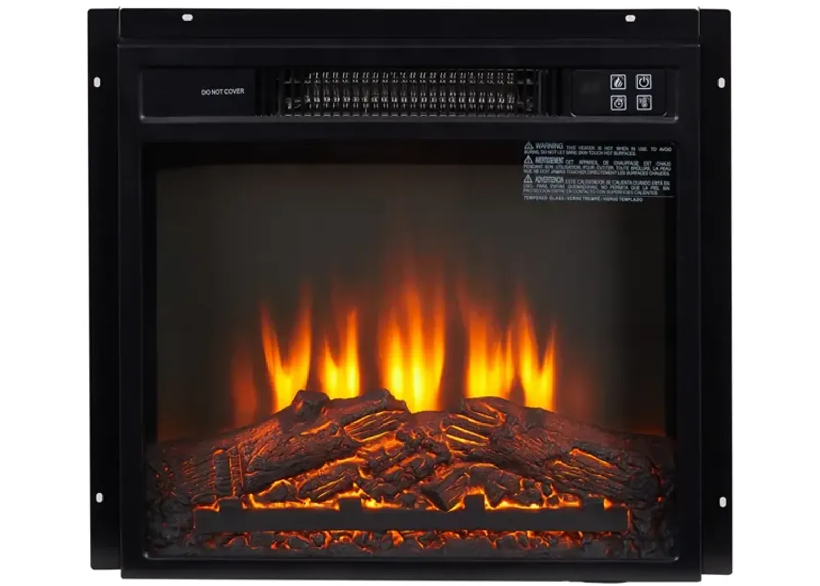 Electric Fireplace Insert 18" 1400W 120V