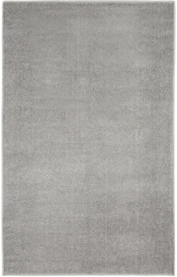 Nourison Essentials NRE01 Silver/Gray 3' x 5' Rug