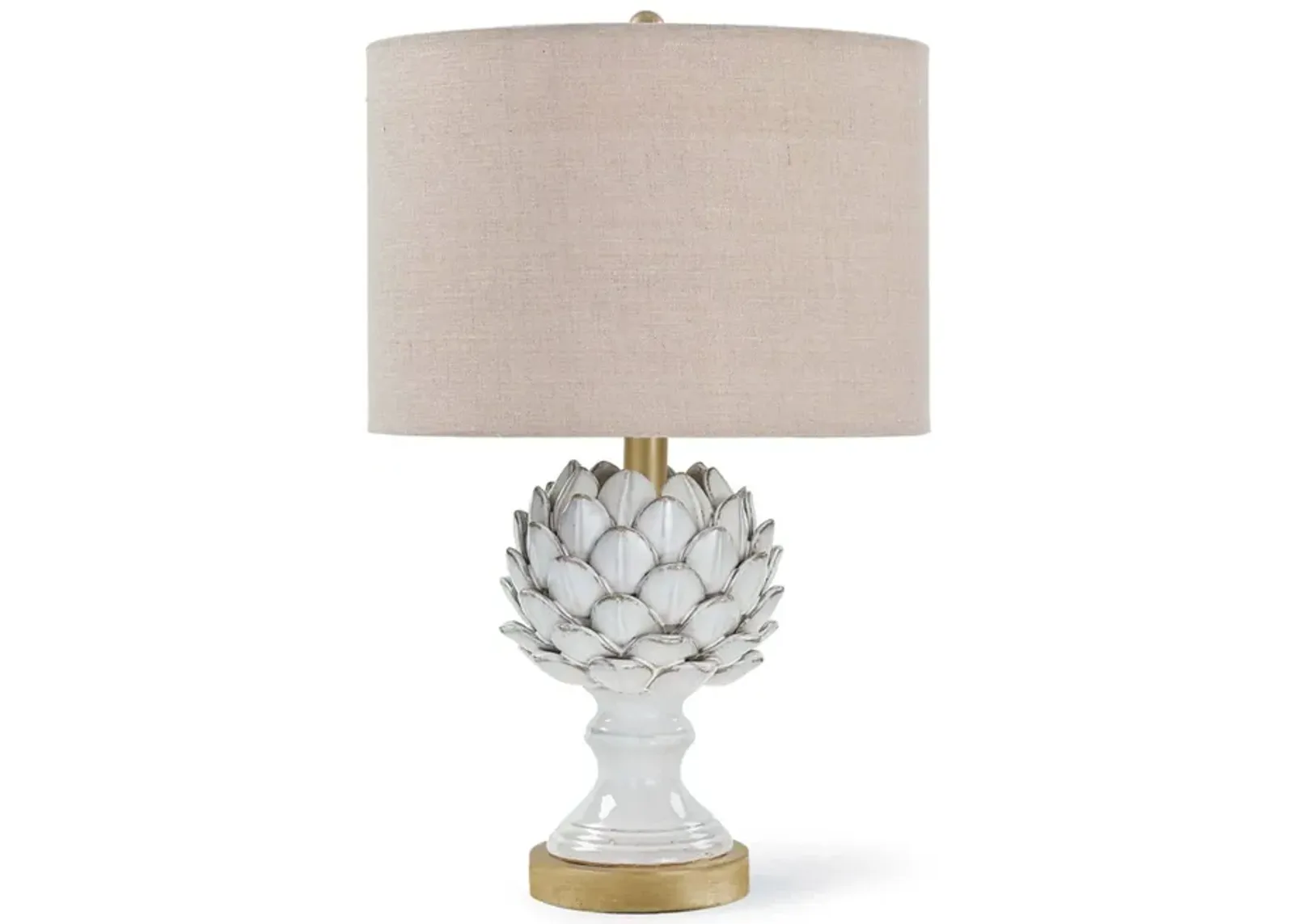 Leafy Artichoke Ceramic Table Lamp