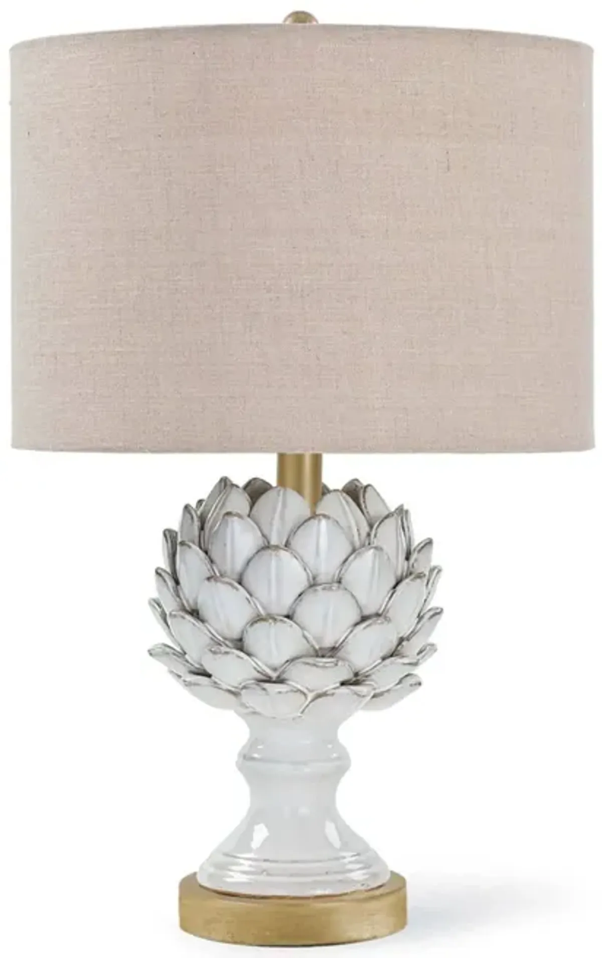 Leafy Artichoke Ceramic Table Lamp