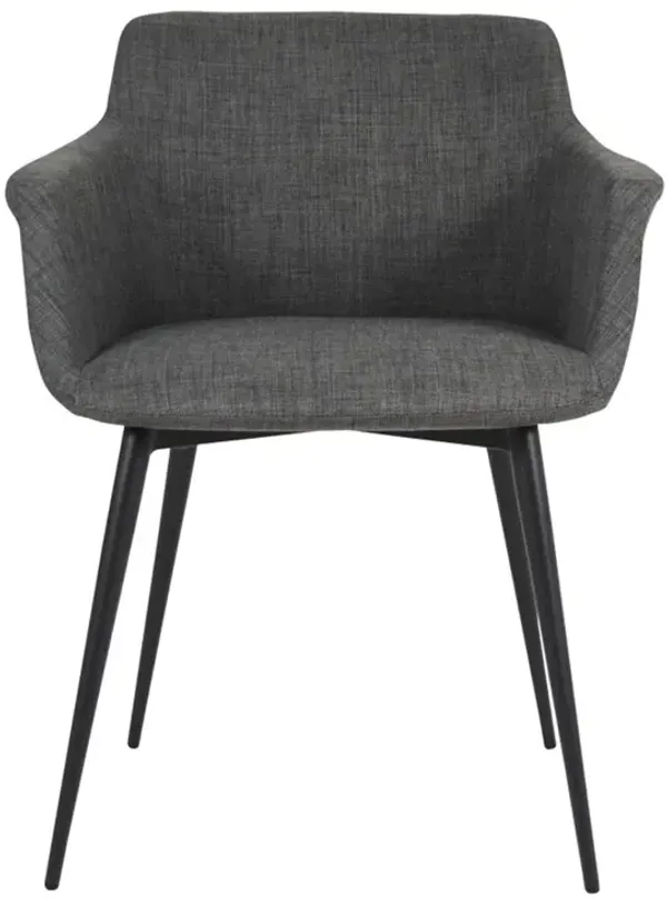 Ronda Modern Armchair Duo - Dark Grey, Belen Kox