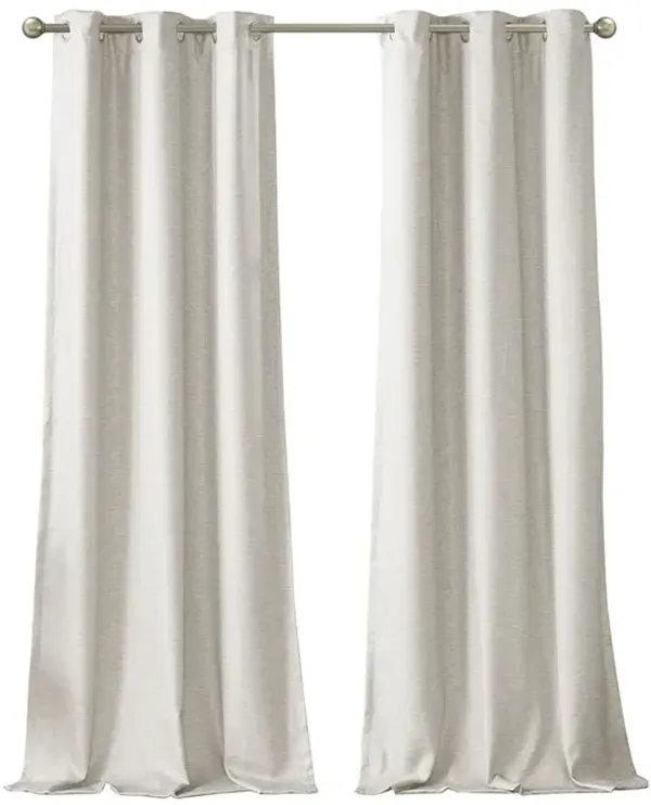 Gracie Mills Azenor Contemporary Tonal Total Blackout Curtain Panel Pair - 42x95"