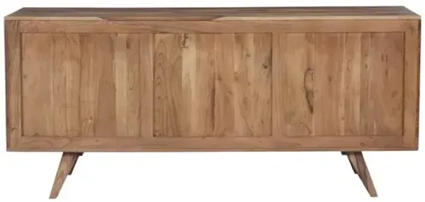 Porter Designs Fusion Solid Sheesham Wood Sideboard, Light Brown