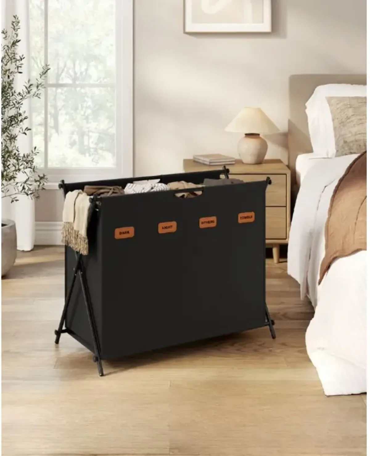 Collapsible Laundry Hamper and Basket – Stylish and Convenient Storage Solution