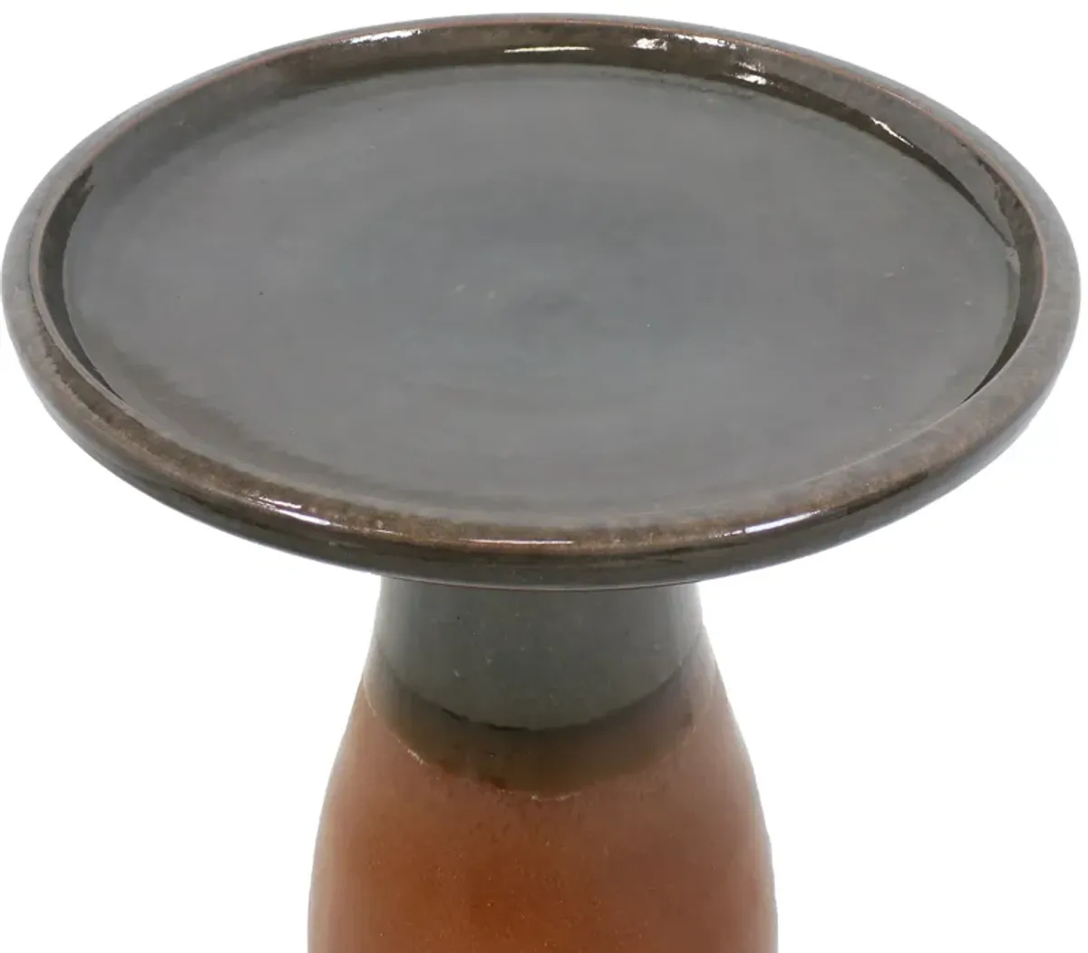 Sunnydaze Subtle Transitions Ceramic Bird Bath - 18.5 in