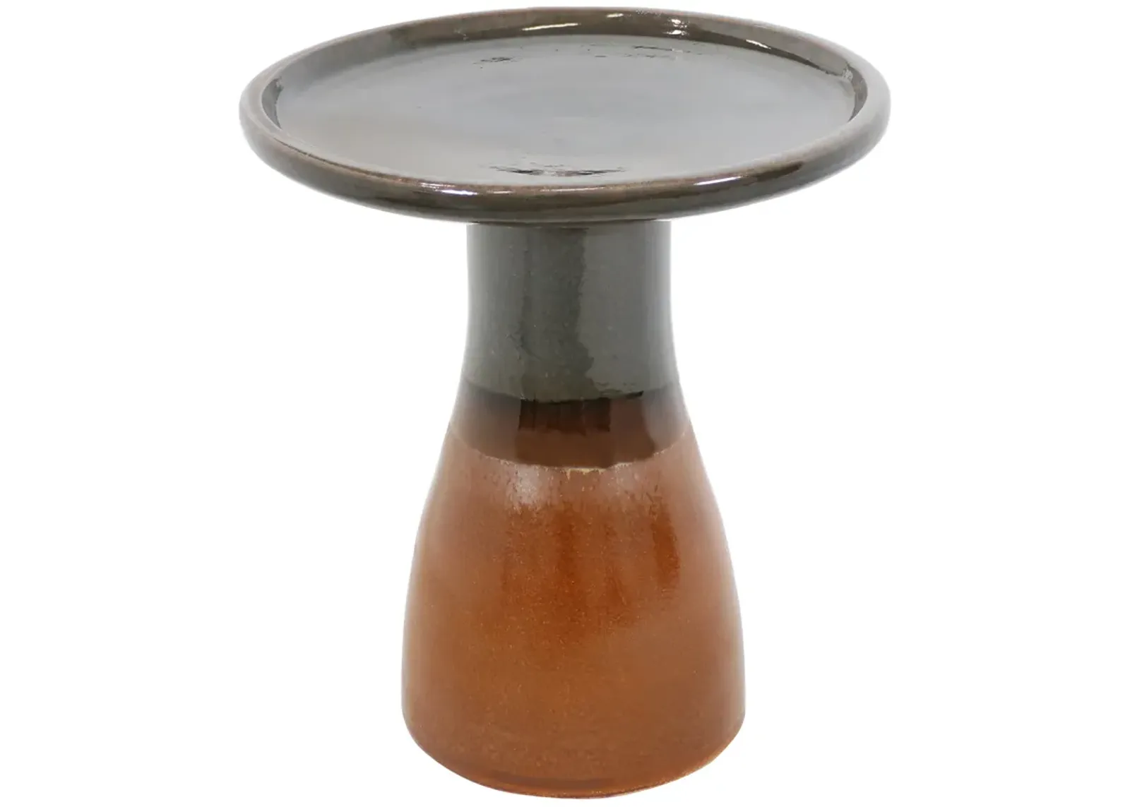 Sunnydaze Subtle Transitions Ceramic Bird Bath - 18.5 in