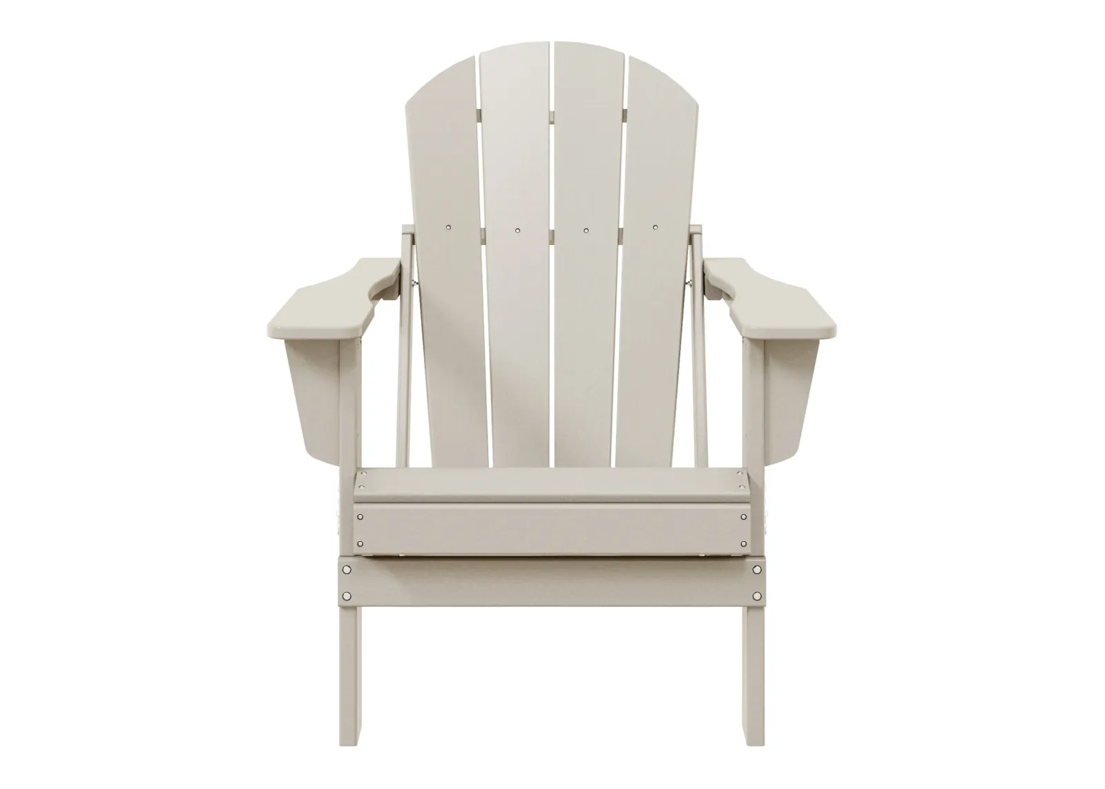 WestinTrends HDPE Outdoor Patio Folding Poly Adirondack Chair