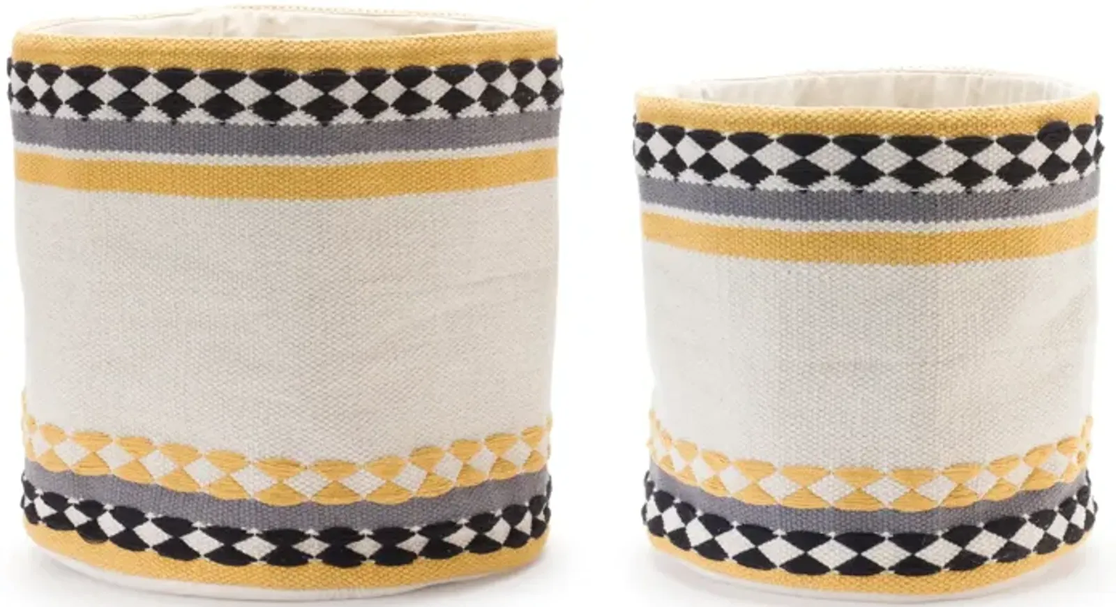 Basket Set of 2 - Versatile Storage Bins for Home Organization and Décor