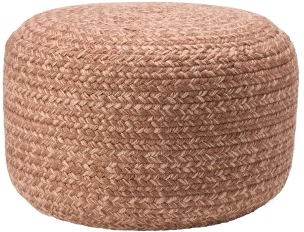 Saba Solar Pouf in Toasted Almond