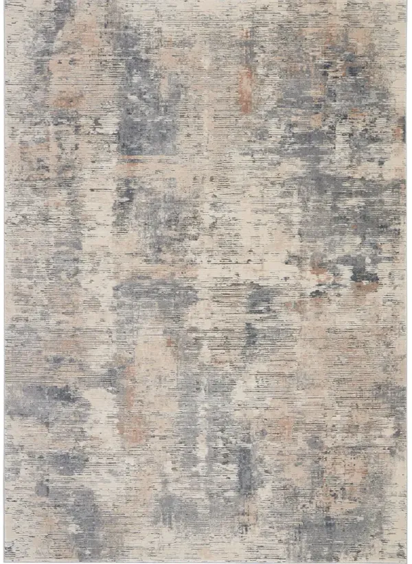 Rustic Textures RUS05 Beige/Gray 9'3" x 12'9" Rug