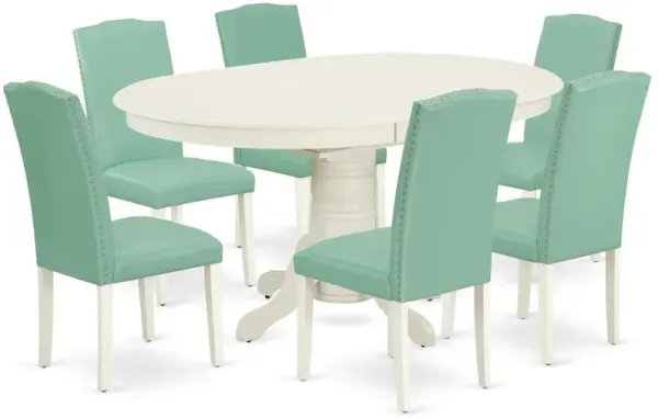 Dining Room Set Linen White