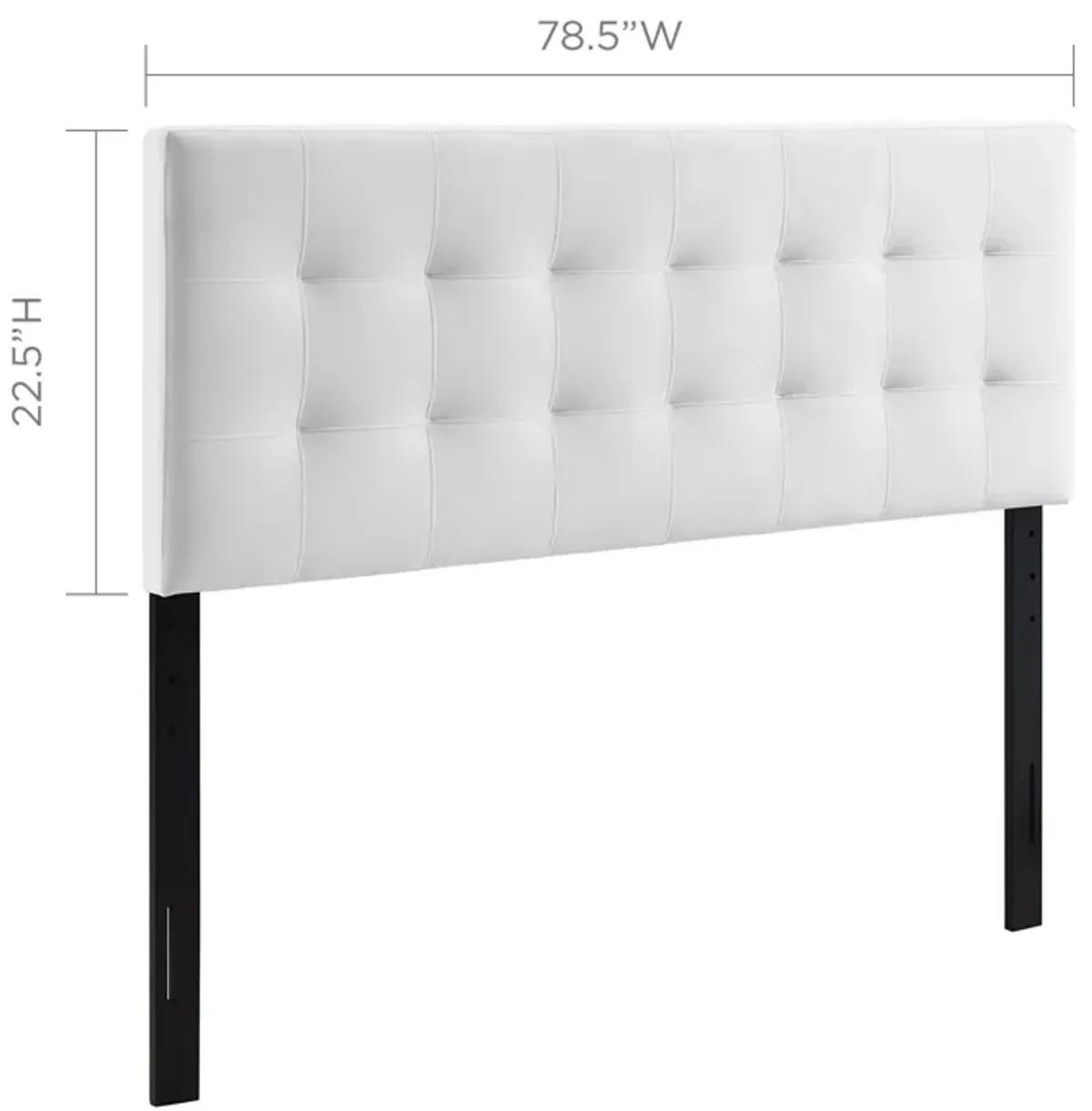 Modway - Lily King Biscuit Tufted Performance Velvet Headboard