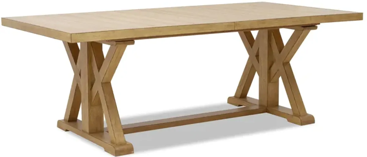 82" Trestle Dining Table