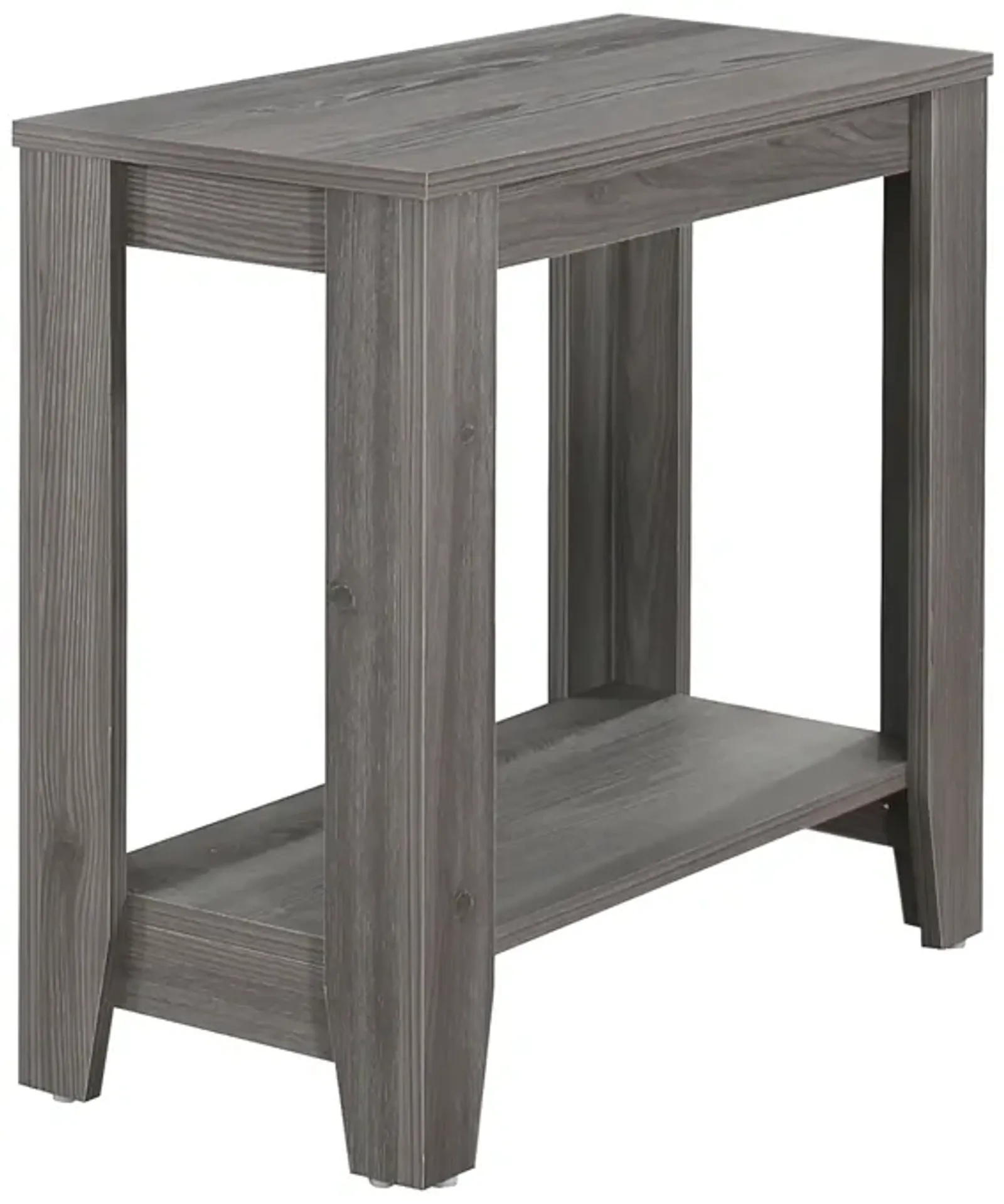 Monarch Specialties I 3118 Accent Table, Side, End, Nightstand, Lamp, Living Room, Bedroom, Laminate, Grey, Transitional