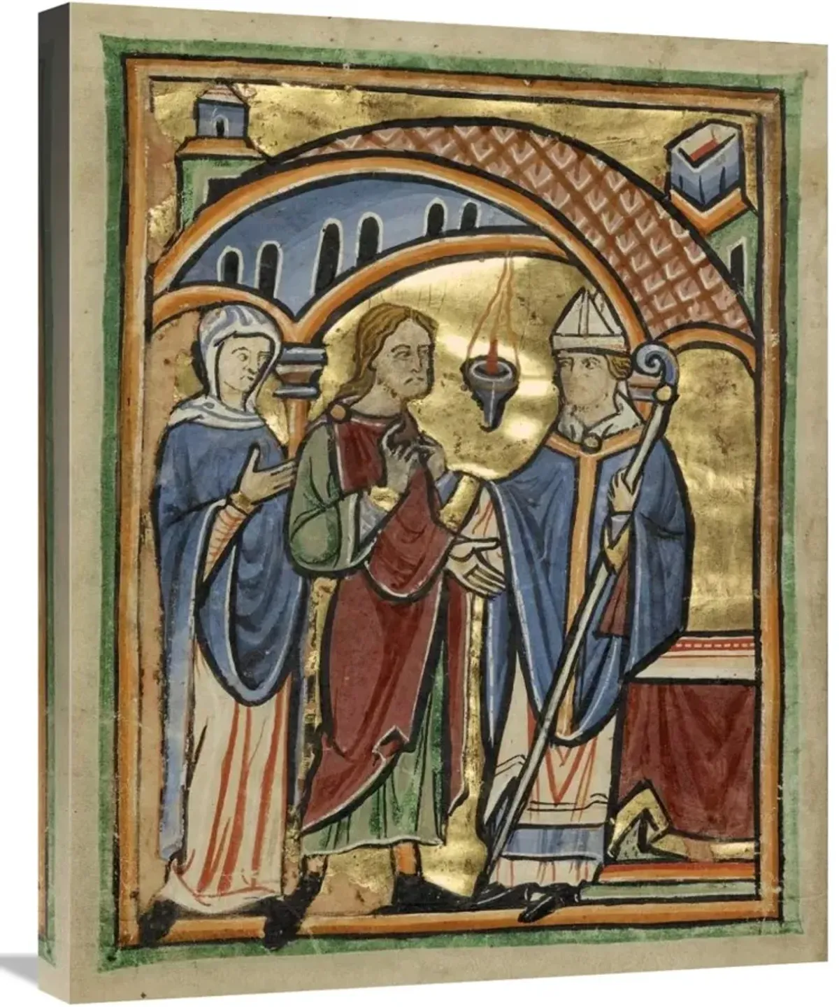 Joachim and Saint Anne before the High Priest-Canvas Art-22x28