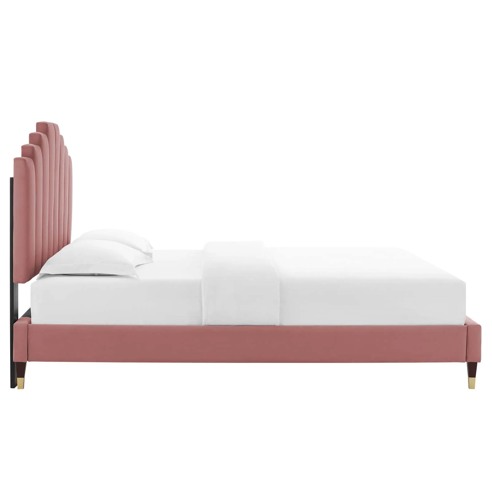 Modway - Elise King Performance Velvet Platform Bed