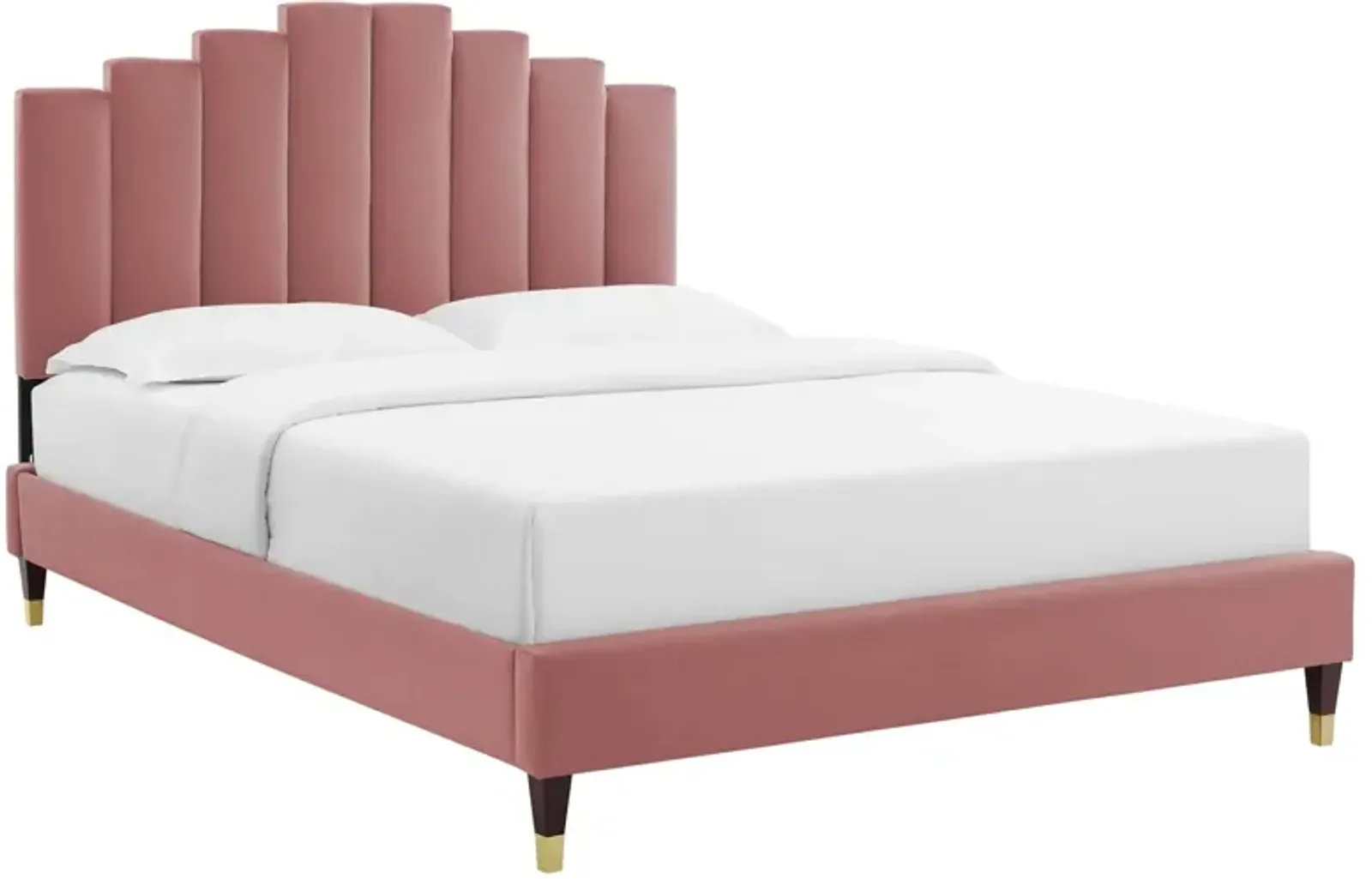 Modway - Elise King Performance Velvet Platform Bed