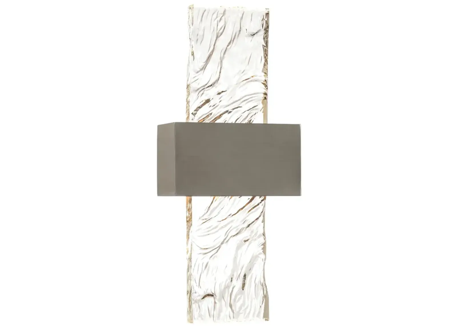 Glass Panel Single-Light Wall Sconce