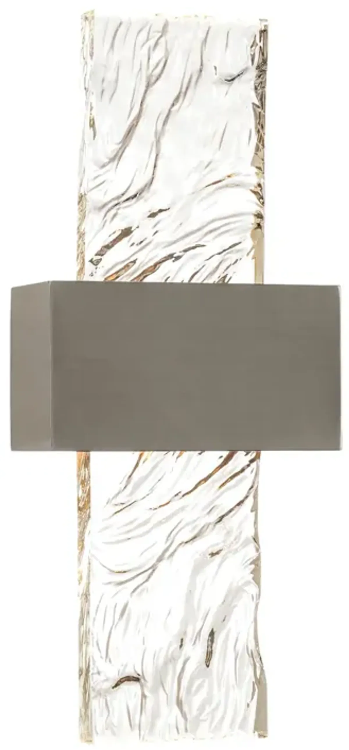 Glass Panel Single-Light Wall Sconce