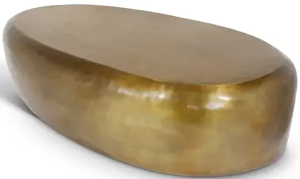 Meridian Furniture Capsule Gold Aluminum Coffee Table