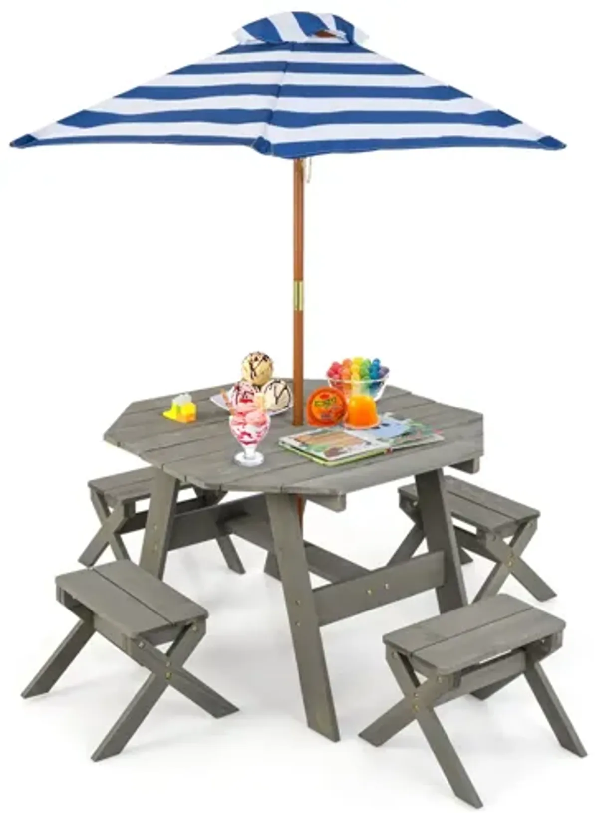 Kids Wooden Table Set – Child-Sized Furniture for Play, Study, and Activities