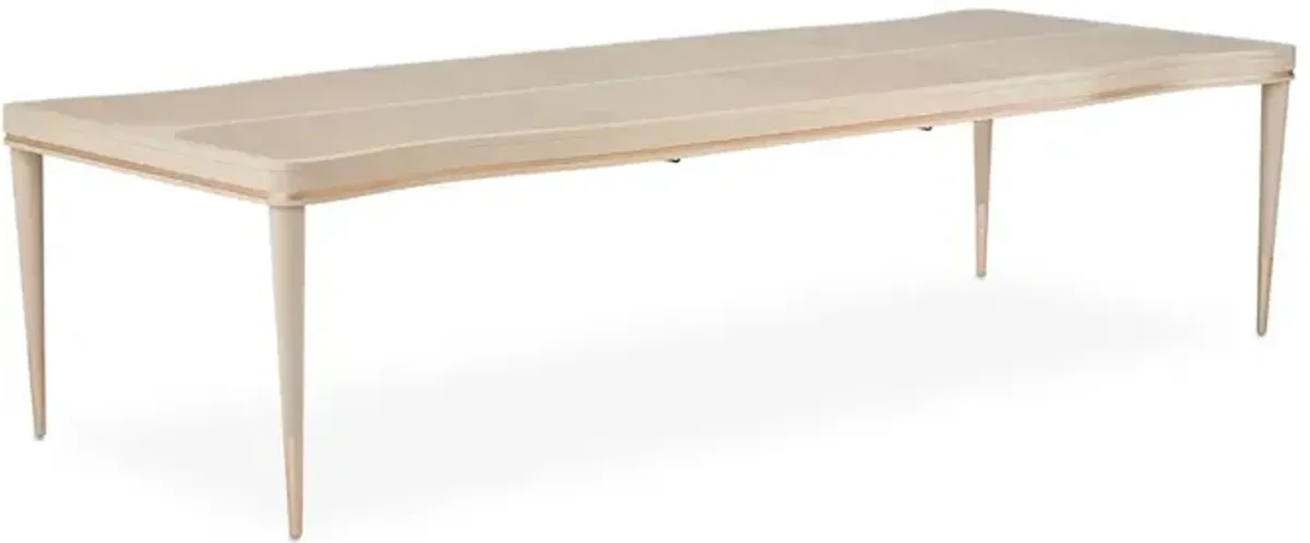 Michael Amini Malibu Crest Rectangular Dining Table - Blush